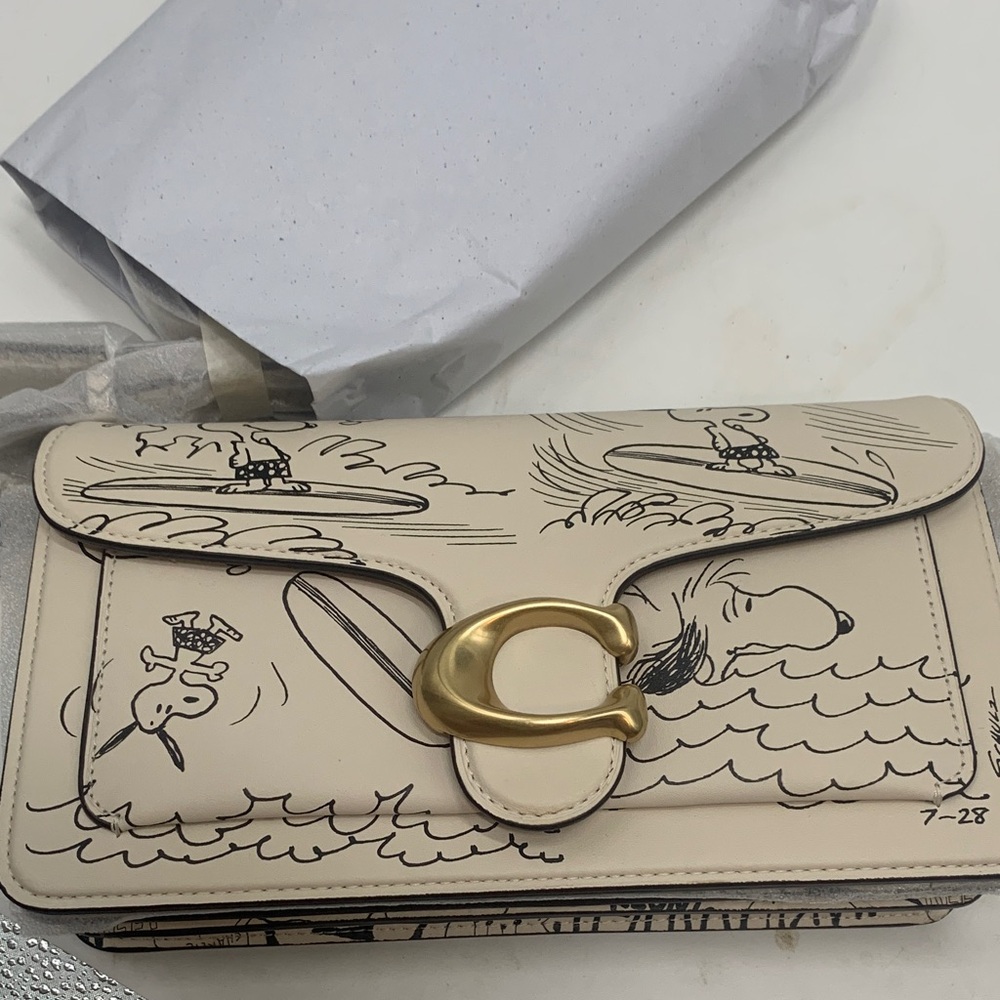 Coach Tabby X Peanuts Tabby NWT HTF
